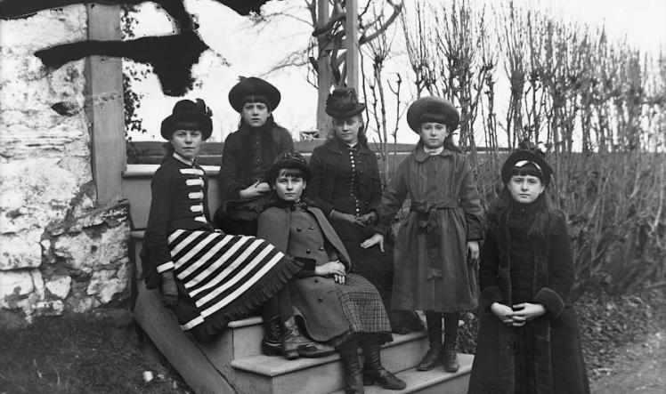 Girls Dressed 1892
