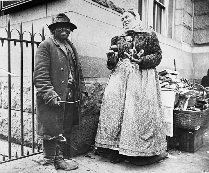 Queer Emigrant &amp; Pretzel Vendor 1896